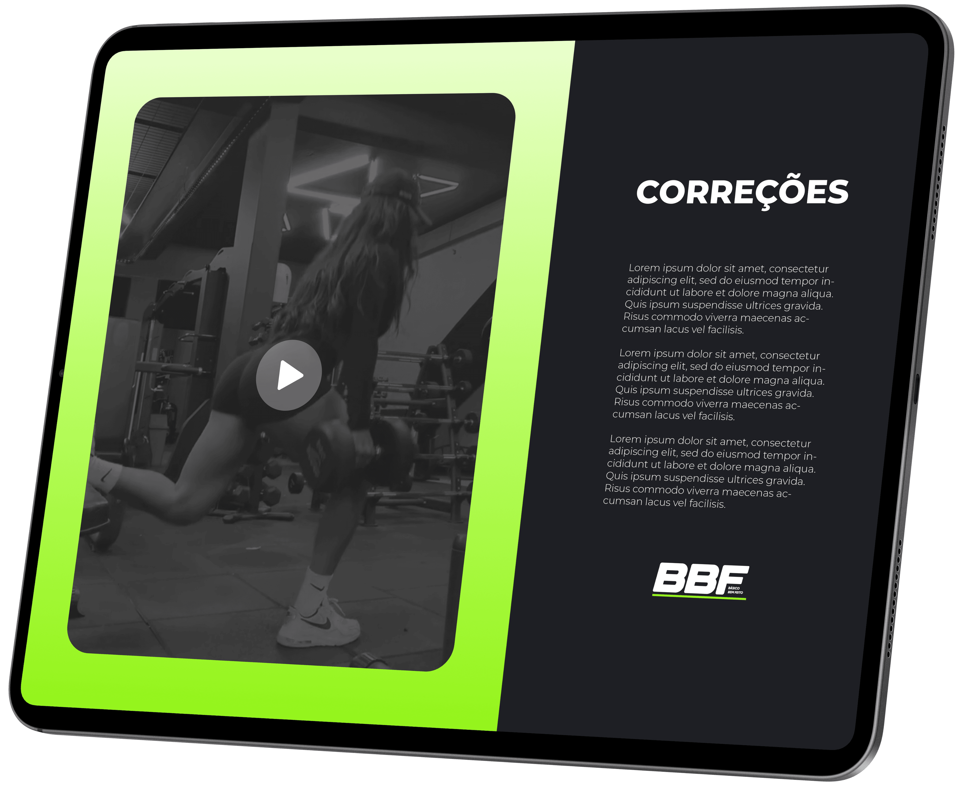Correções, suporte e ajustes
